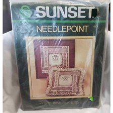 Lace ribbons Needlepoint Kit Sunset 12 x 12 B33