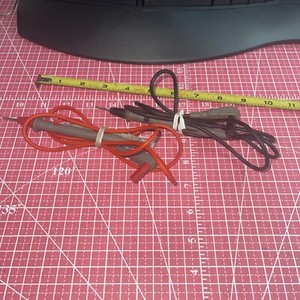 Multimeter Meter Test Prob Leads 1kv 10A Cat III Tested / Working Set