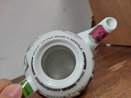 Paul Cardew Novel-Tea Once Upon A Tea Time Teapot Dickens Shakespeare + New NIB - Picture 8 of 18