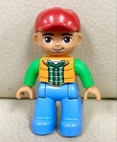 LEGO Duplo Big Construction Workers Figures 10813 Lot 4 Replacement Pieces