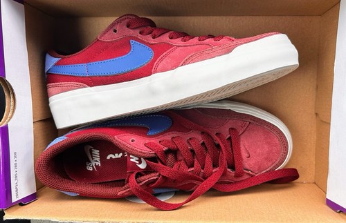 Nike SB Zoom Pogo Plus Pumps Trainers in Red /Blue, size 2.5 / 3 - Picture 10 of 10