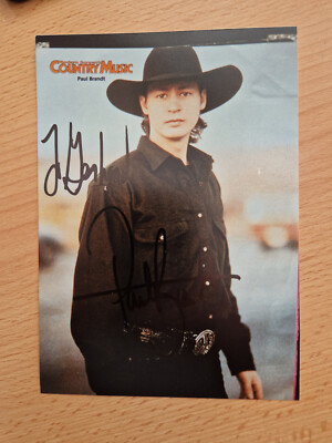 Paul Brandt   Country Musik Autogramm 17,5  x 12,5 Autograph  original