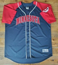 Vintage Men's Dynasty Brand MLB Minnesota Twins Embroidered Jersey Size XL