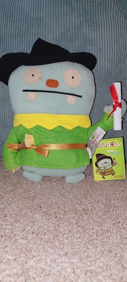 NEW Gund Uglydoll Wizard of Oz Jeero Scarecrow Plush Stuffed Animal Toy - Image 3 of 4