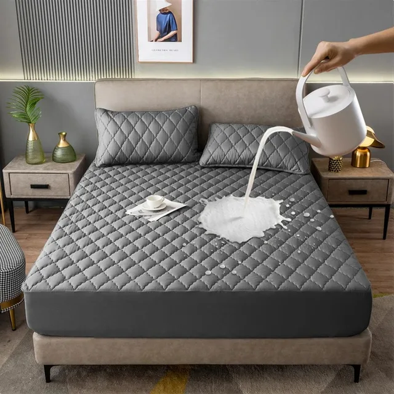 Mattress Protector Hypoallergenic Breathable Waterproof Mattress Protector Cover-image