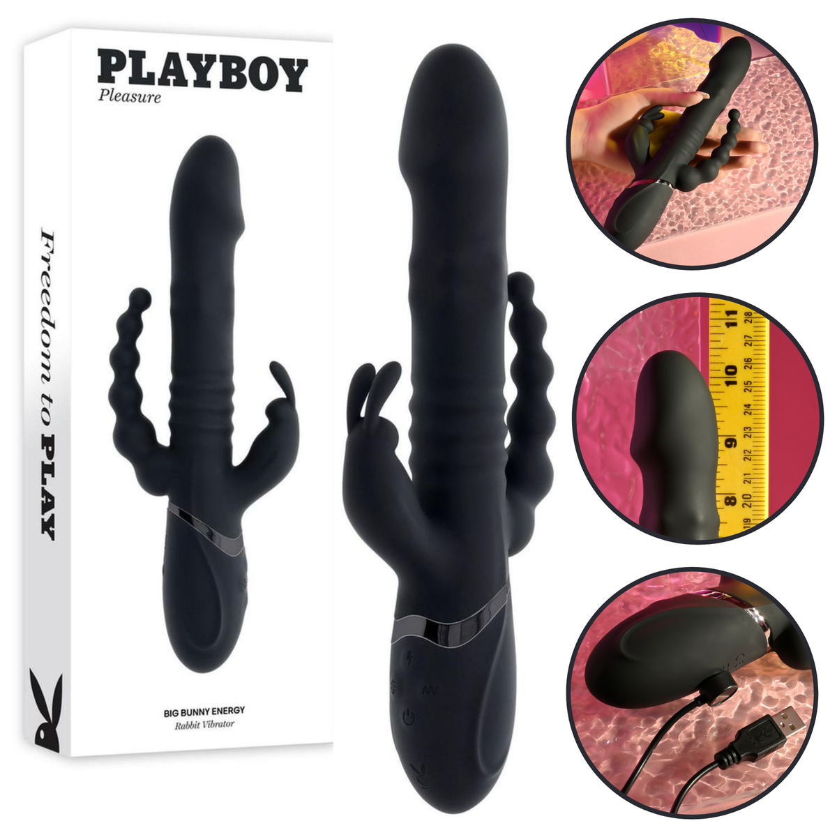 Vibrating Triple-Shaft Rabbit Vibrator Anal Vaginal Clitoral Stimulator Sex Toy | eBay Vibrating Triple-Shaft Rabbit Vibrator Anal Vaginal Clitoral Stimulator Sex Toy | eBay