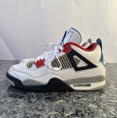 Nike Air Jordan 4 Retro What The 4 Fire Red Military Blue Tech Grey CI1184-146 Jordan 4 Retro SE  main image 2