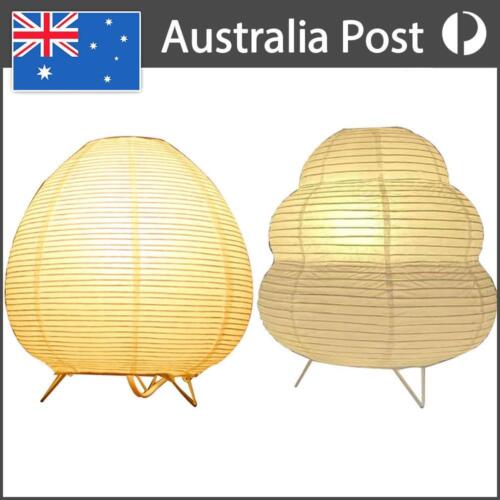 Lantern LED Table Lamp Useful Nordic Paper Lantern Light for Living Room Bedroom - Picture 1 of 18