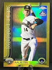 2025 Topps Pro Debut - Chrome Zander Mueth #PDC-120 Gold Refractor /50 (RC)