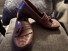 NIB Giorgio Brutini Men's Newark Cognac Leather Tassel Loafers Shoes Size 10 M — photo 2