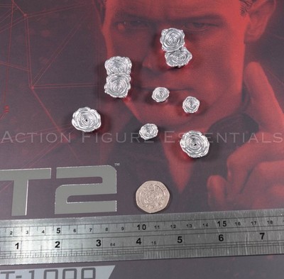 Hot Toys Terminator 2 T-1000 Bullet Metal Effects 2.0 MMS774 1/6 Scale Custom