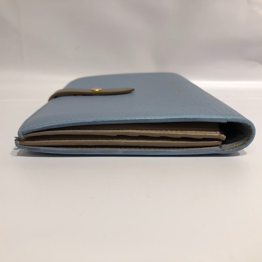 CELINE Large Multi Function Wallet Light Blue (99… - image 4