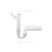 Haas RöHren-Siphon 2915 Dn 50 Mit GeräTeanschluss, SpüLensiphon, KüChe