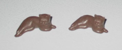 Marx 1950s Rare Dollhouse Cats Lot One