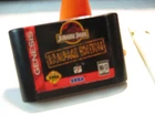 vtg Sega Genesis game Jurassic park Rampage edition