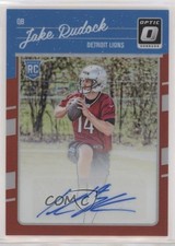 2016 Donruss Optic Red Signatures 21/50 Jake Rudock #118 Auto d4y
