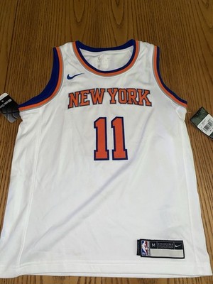 Nike Swingman NBA New York Knicks Jalen Brunson Jersey White Size