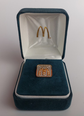 14K Gold Jostens McDonald s Presidents  Award Rare Pin 3,7g Boxed