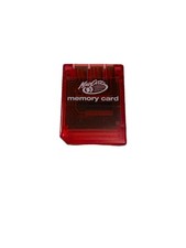 Madcatz Madcats red Memory Card PS1/PS2 W/case