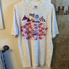 New! Vtg 90s Mother’s Cookies Circus Animal Cookies AOP T-Shirt Made In USA XL 