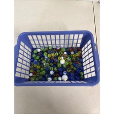 Bulk Lot 150 Glass Marbles Cats Eye Swirl Shooters Multi Color Mixed Sizes