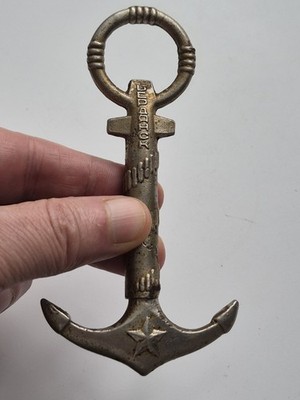 Metal Corkscrew Opener BERDJANSK Anchor-shaped bottle opener T155