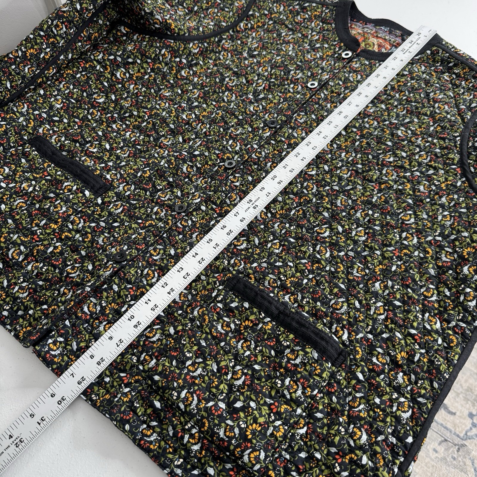 Vintage Quilted Patchwork Reversible Jacket Women… - image 11