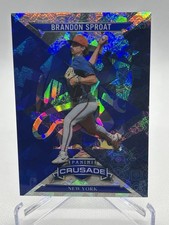 2025 Panini Crusade Insert Brandon Sproat  #73 Blue Cracked Ice
