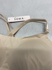 Soma Enbliss Womens Bralette Size Medium Beige Adjustable Convertible Straps — photo 2