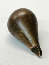 Messing Uhrengewicht *roh* 316 g, ca. 67 mm, Ø ca. 38 mm, Zaanse Wanduhr 