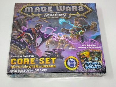 Mage Wars Academy Core Set Beastmaster vs. Wizard (New, Sealed) Arcane Wonders