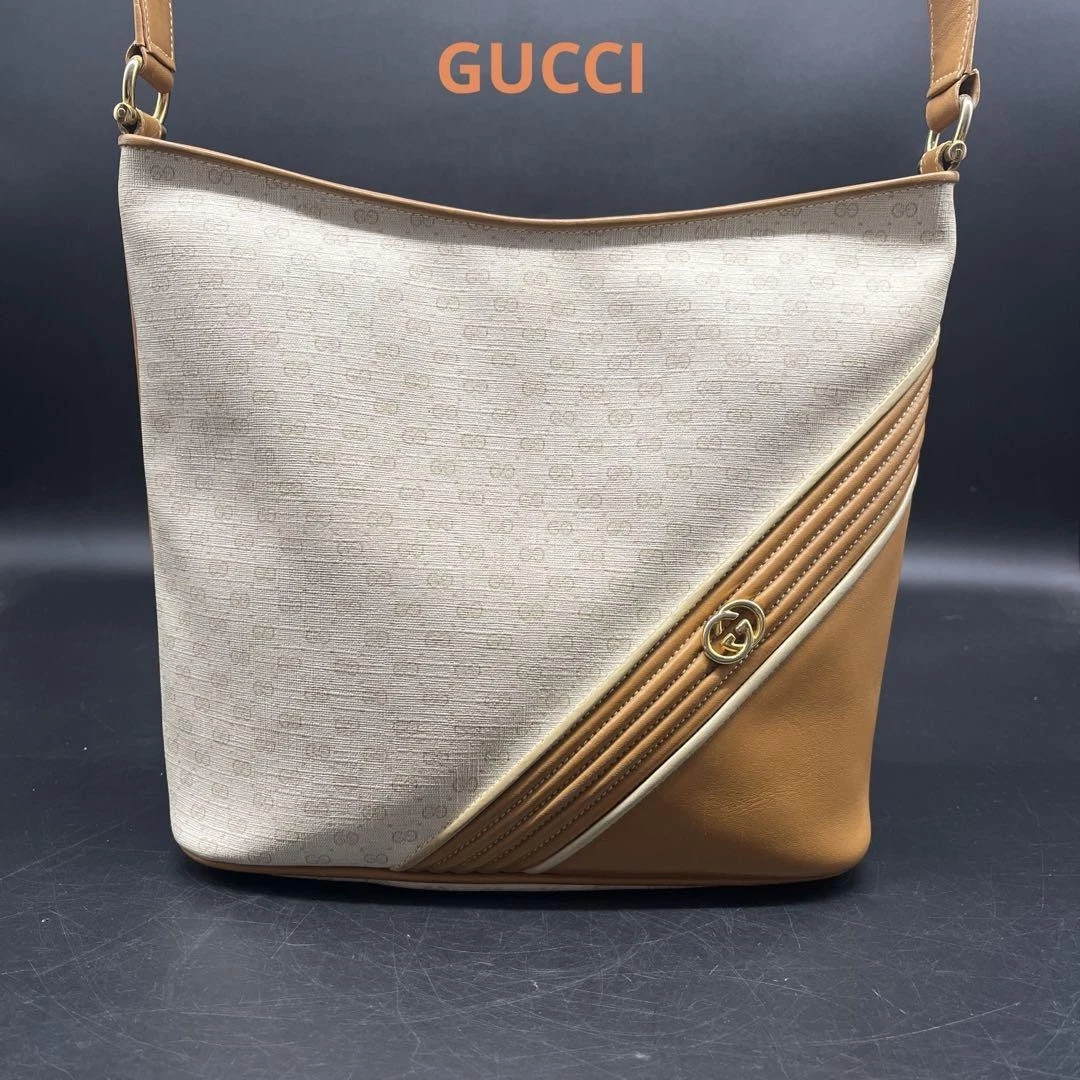 Sac à bandoulière en cuir GUCCI Micro Gg