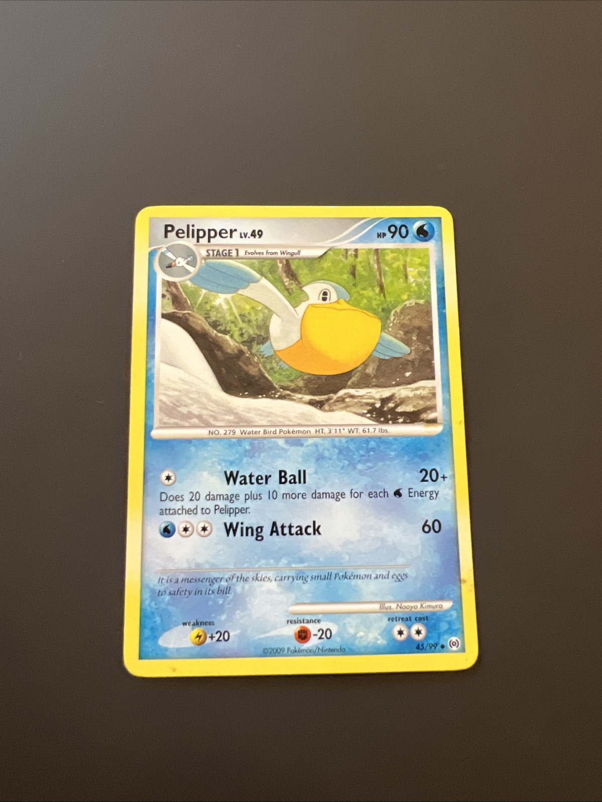 Pelipper 45/99 Uncommon Platinum Arceus Pokemon TCG Near Mint