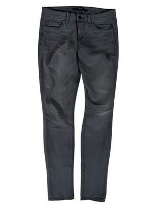 Joe's Charcoal Gray Mid-Rise The Skinny Denim Jeans Women's Size 27 X 32