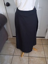 Worthinton Womens Wrap Skirt Black Size 4