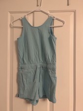 Athleta Girl Blue Romper Size Medium 8-10