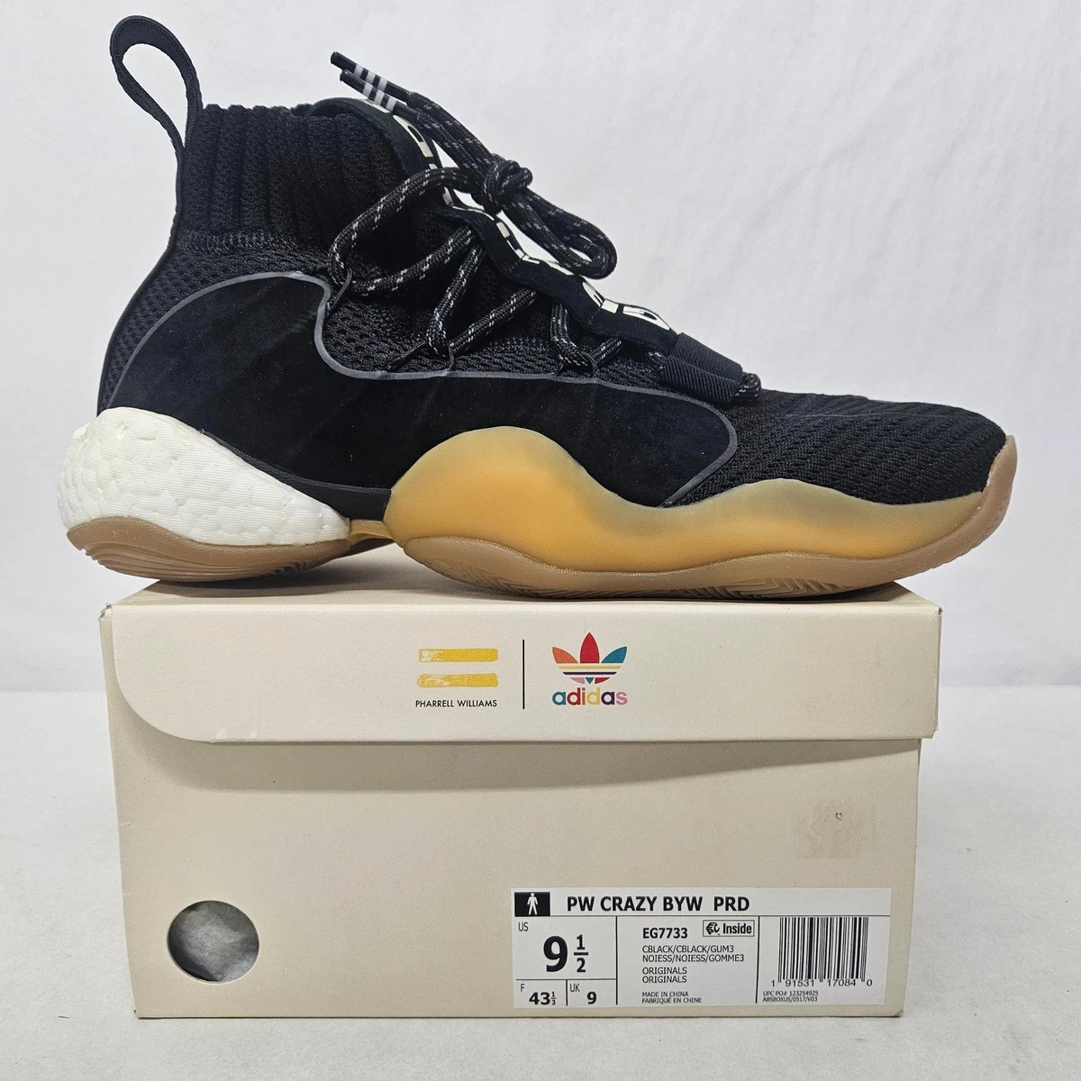 Las mejores ofertas en adidas Pharrell x Crazy BYW X Black Gum | eBay