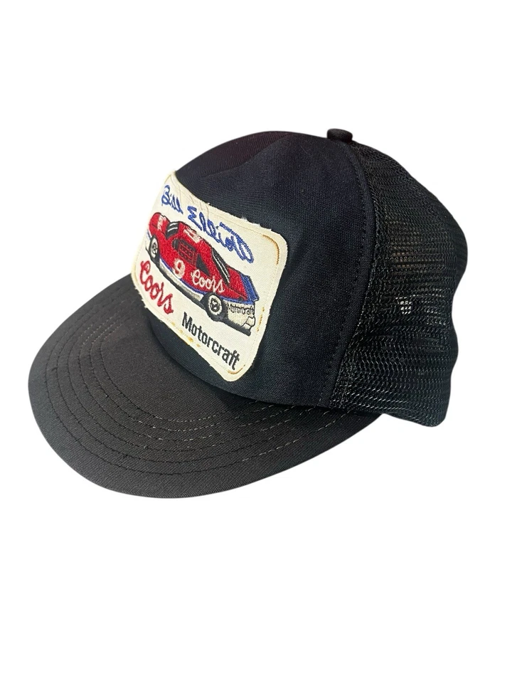 Vintage Bill Elliot Coors Motor Craft NASCAR Racing Hat - Image 4 of 4