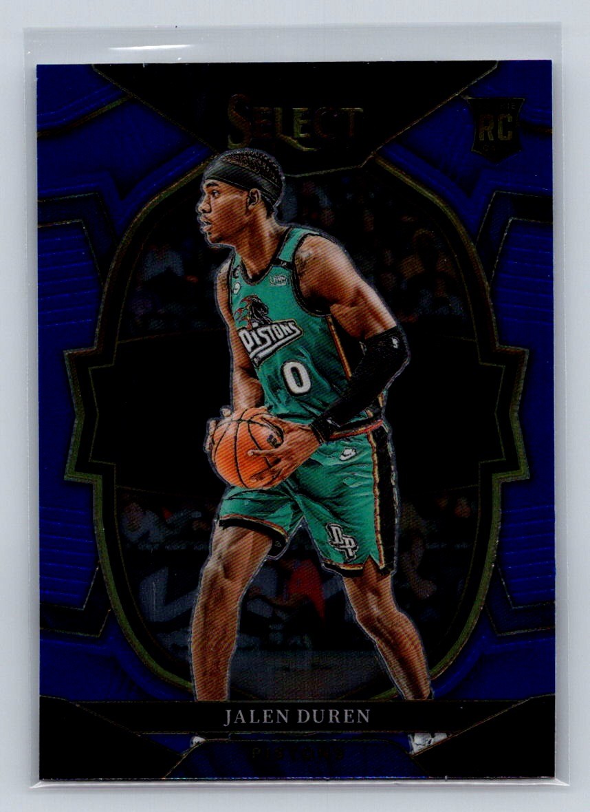 2022 Panini Select  #98 Jalen Duren Rc Rookie  Detroit Pistons A93