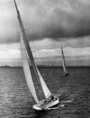 Endeavour Rainbow Americas Cup race United States September 24 1934 Old Photo