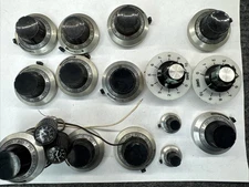 Duodial Mixed Lot Multiturn Vernier Potentiometer Dials Analog Ham Radio