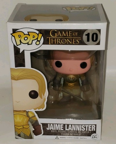 Funko Pop! Vinyl Game of Thrones Jaime Lannister #10 Damaged Box Read Descript.