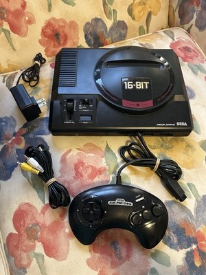 Sega Mega Drive 1 Genesis Region Free USA JAPAN PAL Wires Controller TESTED