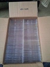64 Used Standard CD Jewel Cases With Clear Tray