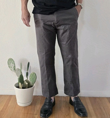 Banana Republic Emerson Straight Leg Chino Pants Men's Size 34 x 26.5 Taupe Gray