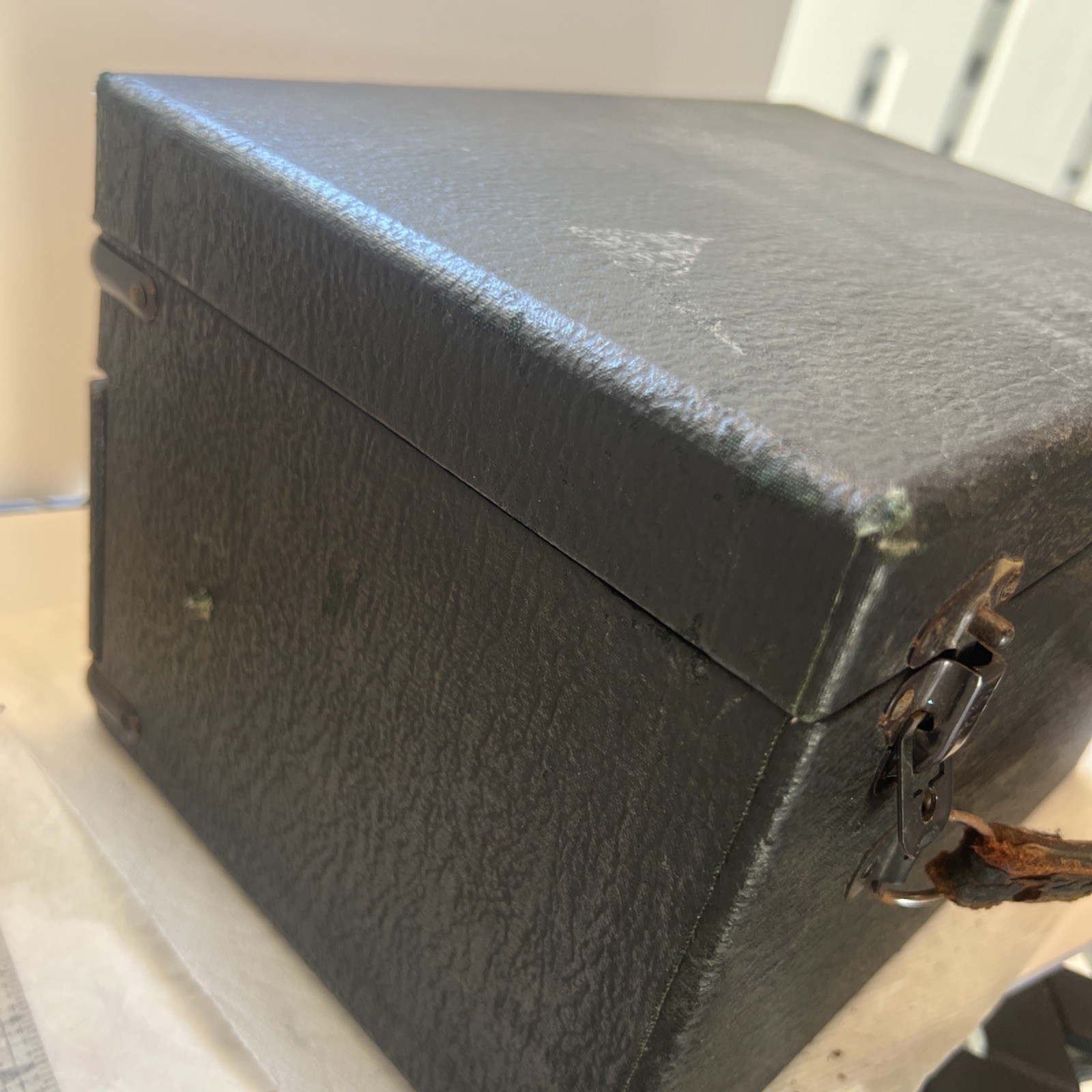 Vintage Code Instructograph Morse Code Trainer Machine WWII Era Spy w/Case Clean