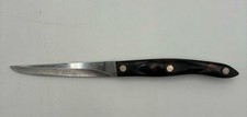 CUTCO 1721 KQ Classic Trimmer Knife Serrated Brown Swirl Handle Made in the USA