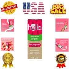 Fresh Watermelon Fluoride Free Kids Toothpaste, 4.2 Oz Tube