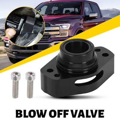 Turbo Blow Off Valve Adapter BOV For Ford 16-23 F-150 2.7L 3.5L Ecoboost Black C