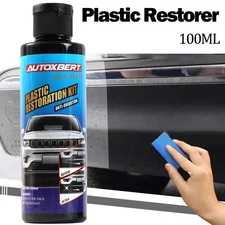 3.4fl.oz PLASTIC BUMPER TRIM MOLD RESTORER BACK TO LIFE REVIVES VINYL RUBBER CAR
